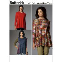 Patron Butterick B6136Y Top,Blouse Femme 34-42 - Butterick - Mondial Tissus