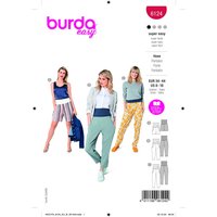 Patron Burda 6124 pantalon du 34 au 44 - Burda - Mondial Tissus