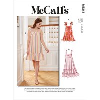 Patron McCall's 8213ZZ- Robe Bain de soleil à bretelles du 44-52 - McCall's - Mondial Tissus