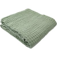 Drap de bain nid d'abeille kaki 70x140cm - MT - Mondial Tissus