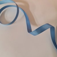 Ruban gros grain uni 9 mm ciel intense - Frou Frou - Mondial Tissus