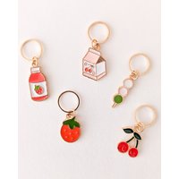 Lot de 5 anneaux marqueurs de maille Gourmandises - Hello Kim - Hello Kim - Mondial Tissus