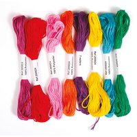 Lot 8 echevettes Mexicain 7m - Graine Créative - Mondial Tissus