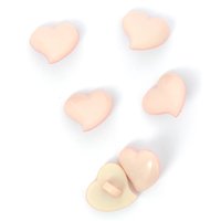 Boutons forme cœur rose clair 18 mm MT - MT - Mondial Tissus