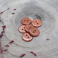 Lot de 5 boutons Glitter melba 15 mm - Atelier Brunette - Atelier Brunette - Mondial Tissus