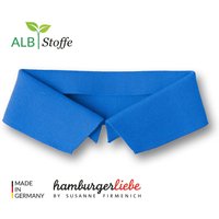 Col de Polo Bio bleu taille XL - Albstoffe - Albstoffe - Mondial Tissus