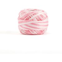 Pelote perlé 10gr rose et blanc - MT - Mondial Tissus