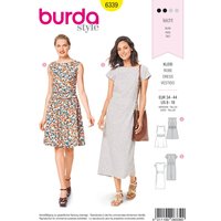 Patron Burda 6339 - Robe pour femmes du 36 au 46 - Burda - Mondial Tissus