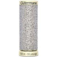 Bobine de fil effet métallisé Gütermann - Argenté - COL 41 - Gütermann - Mondial Tissus
