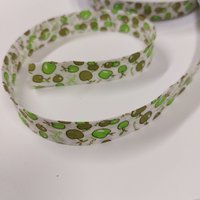 Biais replié motif fruits pommes 20mm - Mondial Tissus