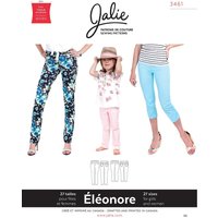 Patron Jalie 3461 jean Eléonore à enfiler pour enfant et adulte - Jalie - Mondial Tissus