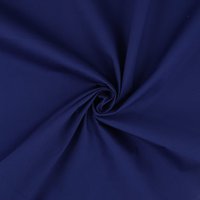 Tissu popeline coton Poppie uni marine - MT - Mondial Tissus