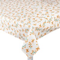 Nappe rectangle 150x250 fines fleurs écru - MT - Mondial Tissus