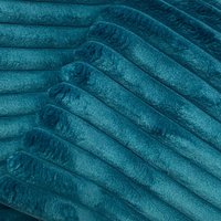 Tissu velours très large côte uni bleu canard - Mondial Tissus