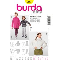 Patron burda 9482 kids coordonnés - Burda - Mondial Tissus