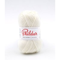 Pelote de fil à tricoter coton 4 craie - Phildar - Phildar - Mondial Tissus