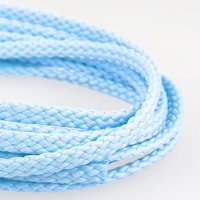 Cordon polyester 5mm bleu ciel - Mondial Tissus