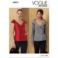 Patron Vogue V2073Y5 Femme Veste moulante 46 au 54 - Vogue - Mondial Tissus