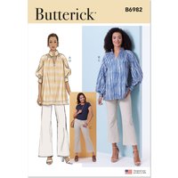 Patron Butterick B6982Y5 Femme Tunique du 46 au 54 - Butterick - Mondial Tissus