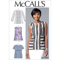 Patron McCall's 7390A5 Hauts à col tunisien pour femmes 34-42 - McCall's - Mondial Tissus