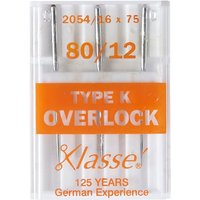 Aiguille machine à surfiler 80/12 type K - Mondial Tissus