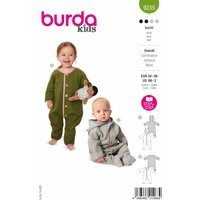 Patron Burda kids grenouillère N° 9235 56 a 98cm - Burda - Mondial Tissus