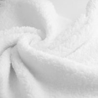Tissu polaire peau de mouton écru - Mondial Tissus