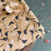 Tissu crêpe de viscose windy mustard - Atelier Brunette - Atelier Brunette - Mondial Tissus