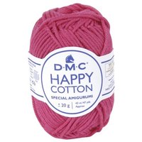 Pelote Happy cotton 20 gr framboise - DMC - Mondial Tissus