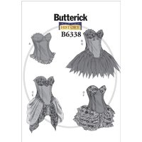 Patron Butterick 6338E5 Bustier dames de 42 à 50 - Butterick - Mondial Tissus