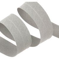 Biais replié 20 mm gris clair - MT - Mondial Tissus