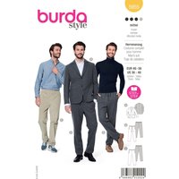 Patron Burda 5955 costume homme pantalon veste 48 au 58 - Burda - Mondial Tissus