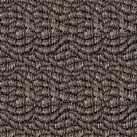 Tissu bengaline viscose super stretch imprimé traits abstraits marron - Mondial Tissus