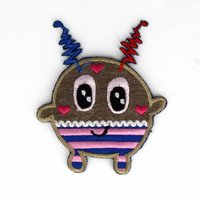 Écusson thermocollant petit monstre - Frou Frou - Mondial Tissus