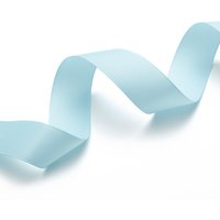 Ruban gros grain bleu clair 25mm - Frou Frou - Mondial Tissus