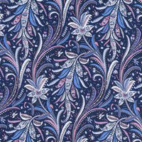 Tissu Liberty soie crêpe fleurs - Liberty - Mondial Tissus