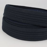 Sangle ceinture unie piquée bleu marine 38mm - Mondial Tissus