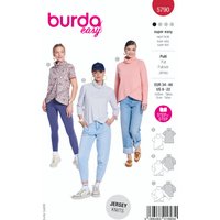 Patron burda n° 5790 pull 34-48 - Burda - Mondial Tissus