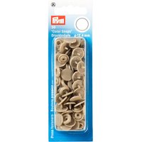 Boutons-pression Color Snaps beige foncé 12.4 mm - Prym - Mondial Tissus