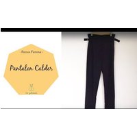 Patron femme pantalon Calder 34 au 46 - Les Patronnes - Les Patronnes - Mondial Tissus