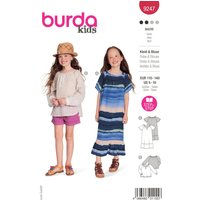 Patron burda robe & blouse 110-140 b9247 - Burda - Mondial Tissus