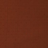 Tissu double gaze plumetis bio brique - Mondial Tissus