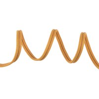 Galon double jonc mat jaune 11 mm - Mondial Tissus