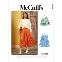 Patron McCall's 8248F5 - Jupe longue plissée du 44 au 52 - McCall's - Mondial Tissus