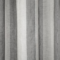 Tissu voile rayures grises Roussillon grande largeur - Mondial Tissus