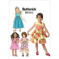 Patron Butterick B6161CDD Robe Enfant 2ans - 5ans - Butterick - Mondial Tissus
