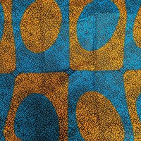 Tissu wax coton motifs géométrique rose jaune - Karabashop - Karaba - Mondial Tissus