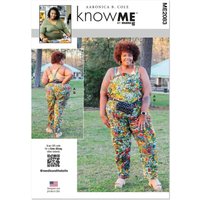 Patron Know Me ME2083M1 salopette à jambes fuselées 38-46 - Know Me - Mondial Tissus