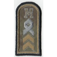 Écusson Militaire M gris - Mondial Tissus