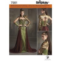Patron Simplicity S8363.R5 - Costume Guerrière 42 - 50 - Simplicity - Mondial Tissus